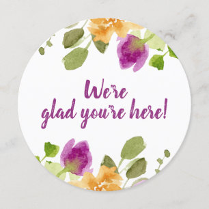 Återkallningsmiddag Tack för att du kort Lila Bloo