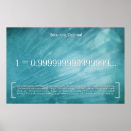 Återkommande decimal - Poster matematik