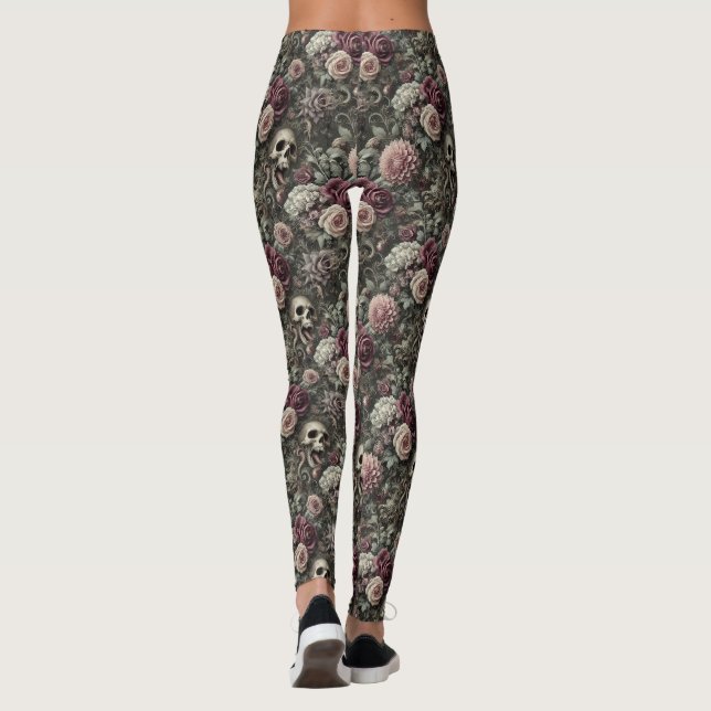 Återkommande i Ro - gotin Victorian Delirium Leggings (Baksida)