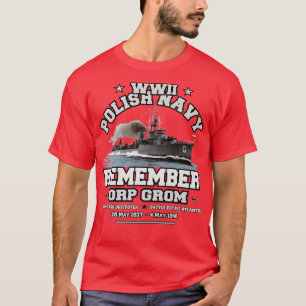 ÅTERKOMMER ORP GROM Polsk marin T Shirt