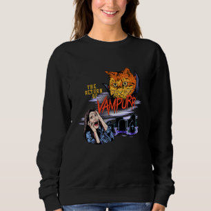 Återkomst av den söta katten Vampurr katt kattägar T Shirt