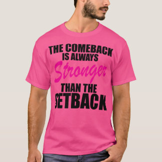 Återkomsten är alltid starkare än bakslaget t shirt