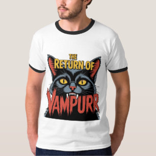 Återkomsten av Vampurr Art Retro Skräck Vampyr T Shirt