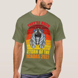 Återlämnande av Cicadas 2021 - Steampunk Brood X T Shirt