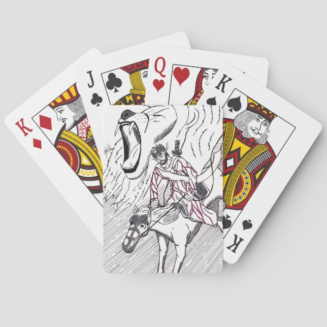 Återlämnande av de klassiska uppspelningskorten Ku Casinokort (Baksidan)