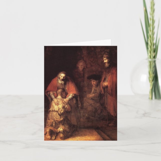 Återlämnande av det prodigala sonassistenten kort (Framsida)