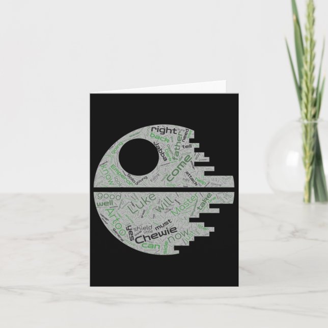 Återlämnande av Jedi Ord Art Sticker Kort (Framsida)