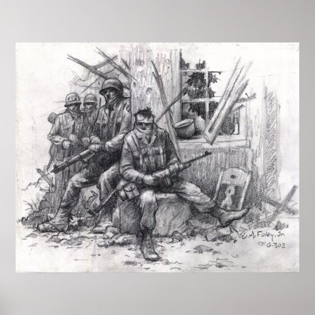 Återlämnande av patrullen poster (Framsidan)