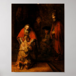 Återlämnande av prodigal Son - Rembrandt - Poster