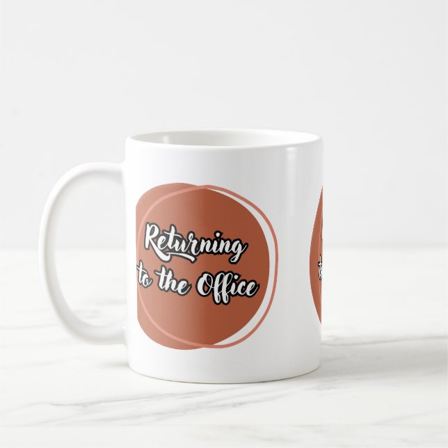 Återlämnande till kontoret kaffemugg (Vänster)