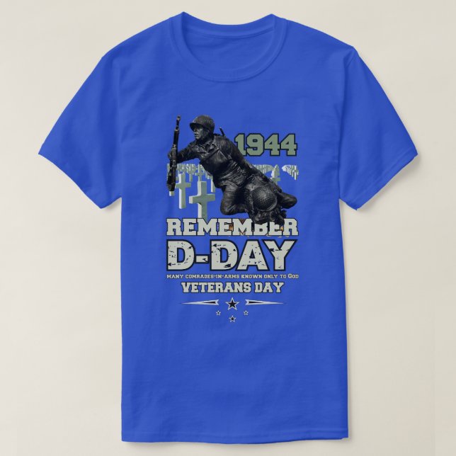 ÅTERMEDLEM SOLDIERS Day Operation Overlord T Shirt (Design framsida)