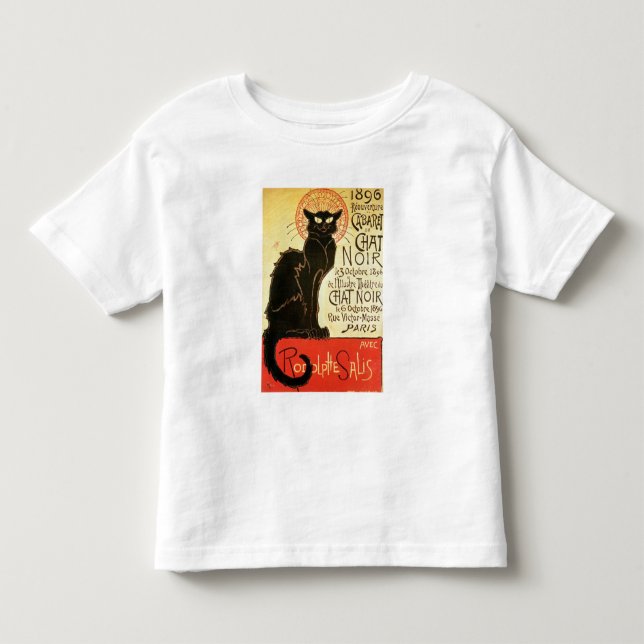 Återöppning av den Noir kabareten för chatta, 1896 Tee (Framsida)