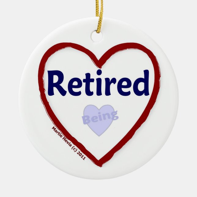 Återpensionerad Julgransprydnad Keramik (Framsidan)