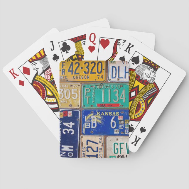 Återregistreringsskylt Casinokort (Baksidan)