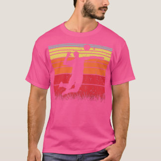 Återresa i tid med strandvolleyball Retro Su T Shirt