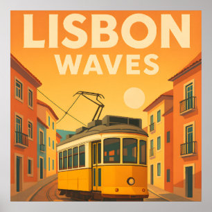 Återresa till Lissabon: Konst i mitten av århundra Poster