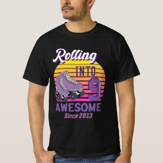 Återrullning till 9 Sedan 2013 rullskiva femte  T Shirt