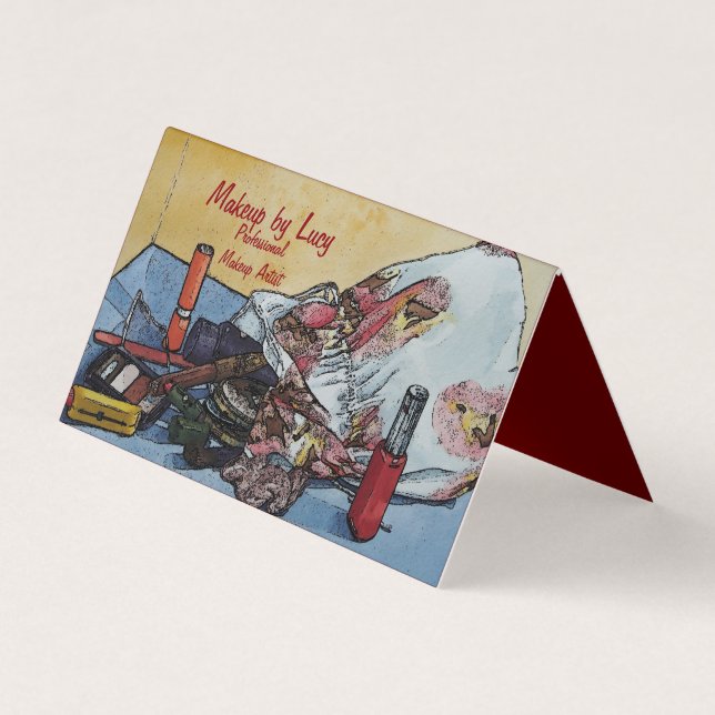 återskapa konstnärer och konditorivaror visitkort (Framsida)