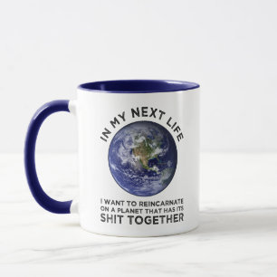 Återskapa på en planet som har sitt sinne tillsamm mugg