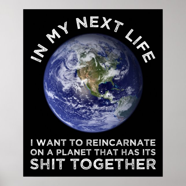 Återskapa på en planet som har sitt sinne tillsamm poster (Framsidan)