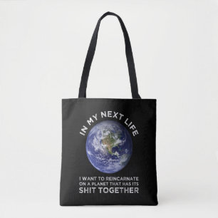 Återskapa på en planet som har sitt sinne tillsamm tygkasse