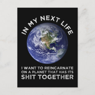 Återskapa på en planet som har sitt sinne tillsamm vykort