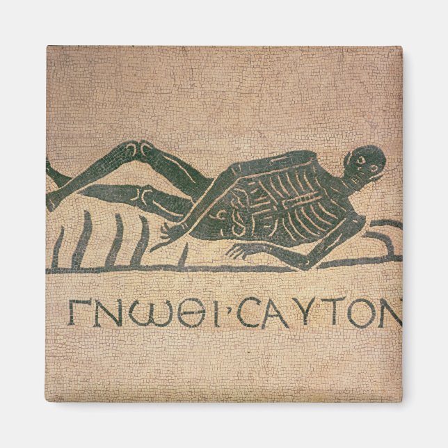 Återskapa skelett med rubriken "Know" Magnet (Framsidan)