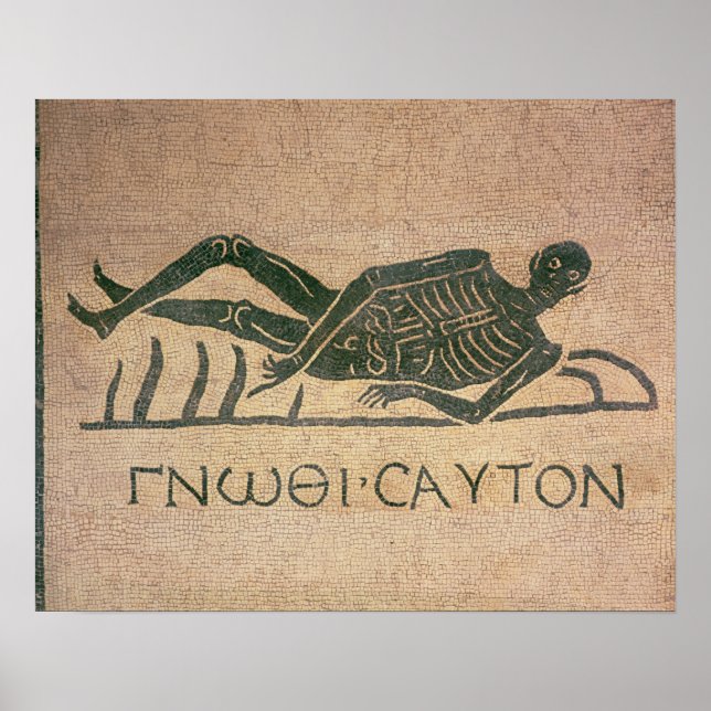 Återskapa skelett med rubriken "Know" Poster (Framsidan)