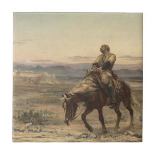 Återstående från en armé (av Elizabeth Thompson) Kakelplatta