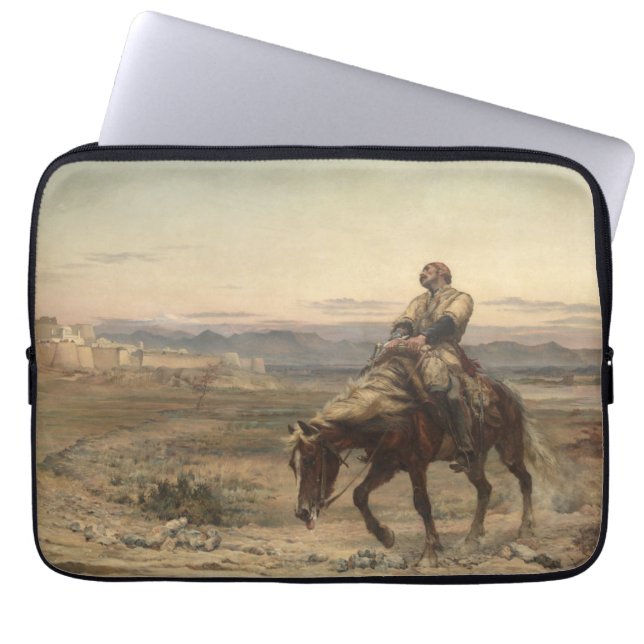 Återstående från en armé (av Elizabeth Thompson) Laptop Fodral (Framsidan)