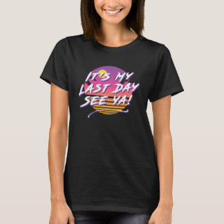 Återstående pensionerad medarbetare i Humor T Shirt