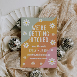 Återställ 70:s spara datumet inbjudningar