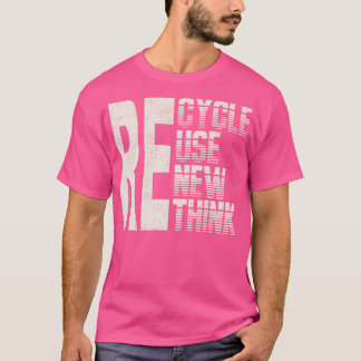 Återställ Använda Ny Tänka T Shirt