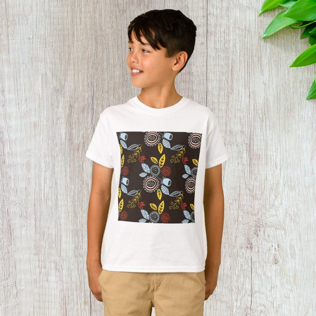 Återställ Blommönster T Shirt (Skapare uppladdad)