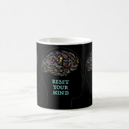 Återställ din sinnessinella Ord Art-design Kaffemugg