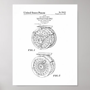 Återställ för Flygfiske Patent Poster
