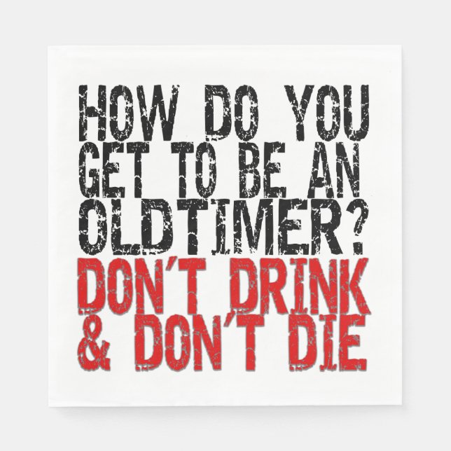 Återställ gammalt tidsinställda Joke Pappersservett (Framsidan)