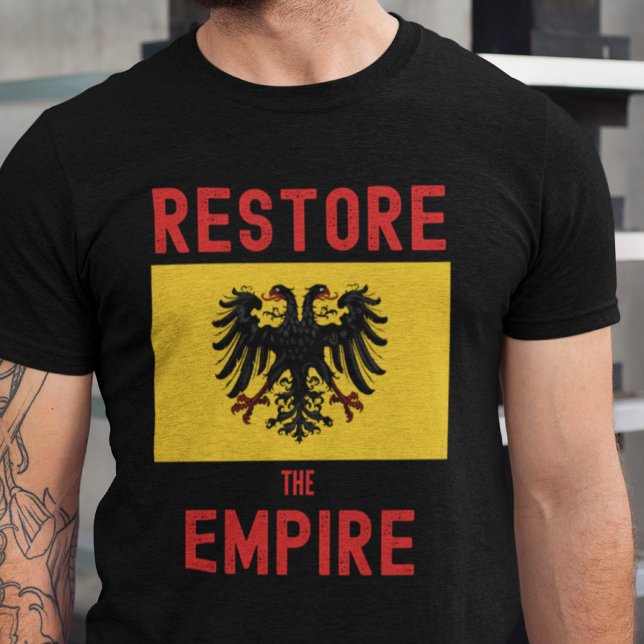 Återställ imperiets katolska monarkist t shirt (Skapare uppladdad)