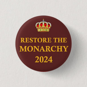 Återställ knappen Monarchy 2024 Knapp