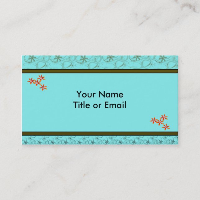 Återställa Affärskort för design Visitkort (Framsida)