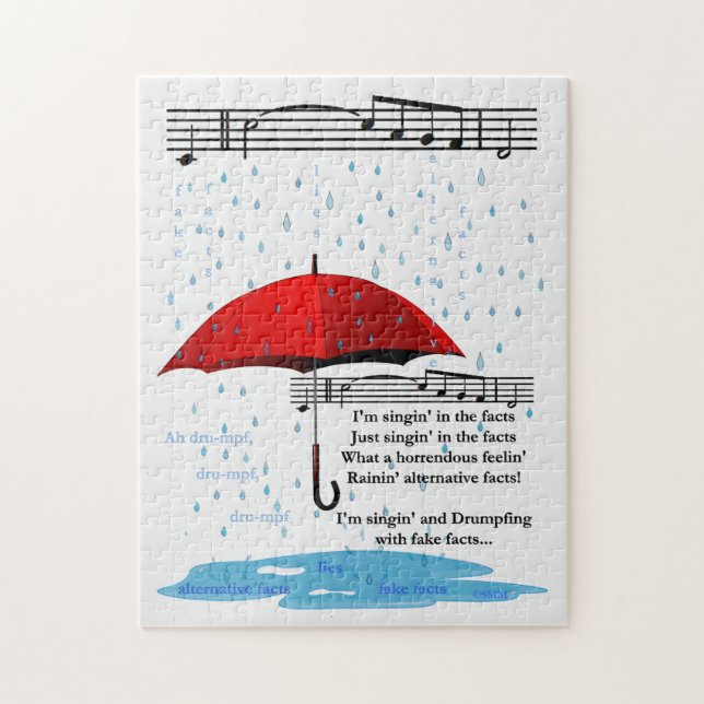 Återställa alternativa fakta 11x14 Photo Puzzle Pussel (Vertikal)