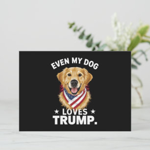 Återställa även min Hund-Kärlek-trast USA flagga Inbjudningar