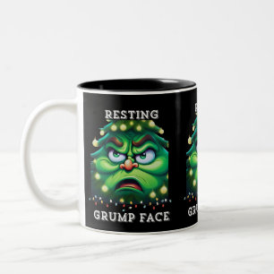 Återställa Grump Ansikte Två-Tonad Mugg