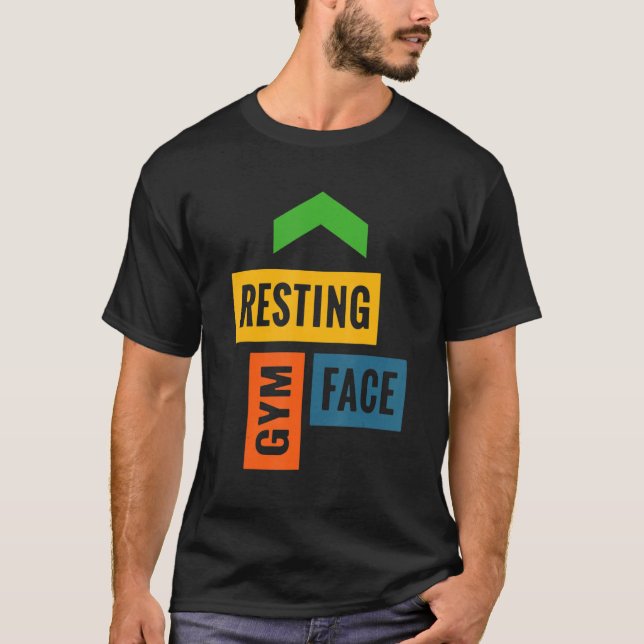 Återställa Gym Ansikte WorkoutHolien T Shirt (Framsida)