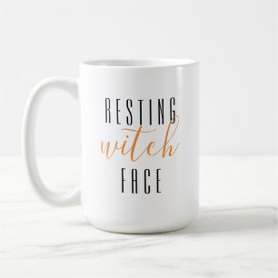 Återställa häxa ansikte kaffemugg