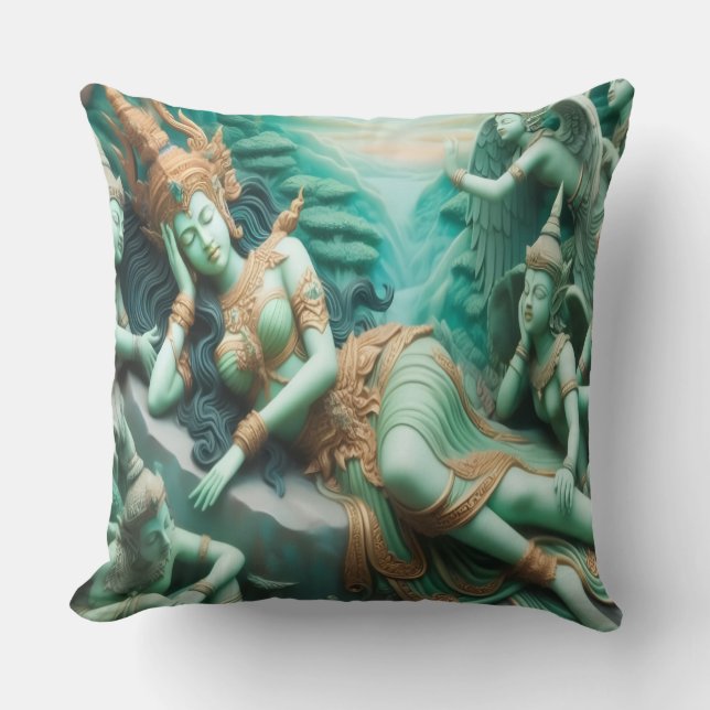 Återställa Jade Pillow Kudde (Framsida)