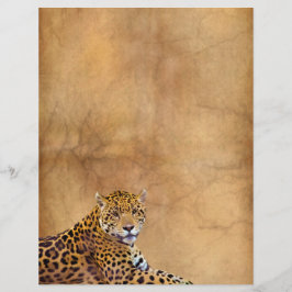 Återställa Jaguar Big Cat på Åldras Parchment, eff