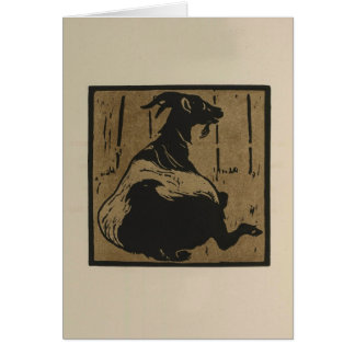 Återställa mål hälsningskort