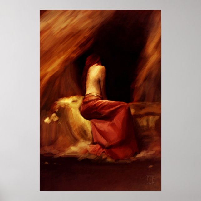 Återställa målning - liten Poster (Framsidan)