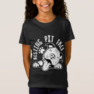 Återställa Pit Ansikte Rolig hund, Pitbull Meme Cl T Shirt